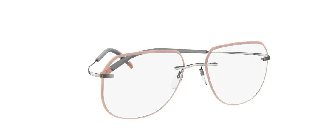 Silhouette Titan Minimal Art The Icon. Accent Rings Demo Eyeglasses 5518 FY