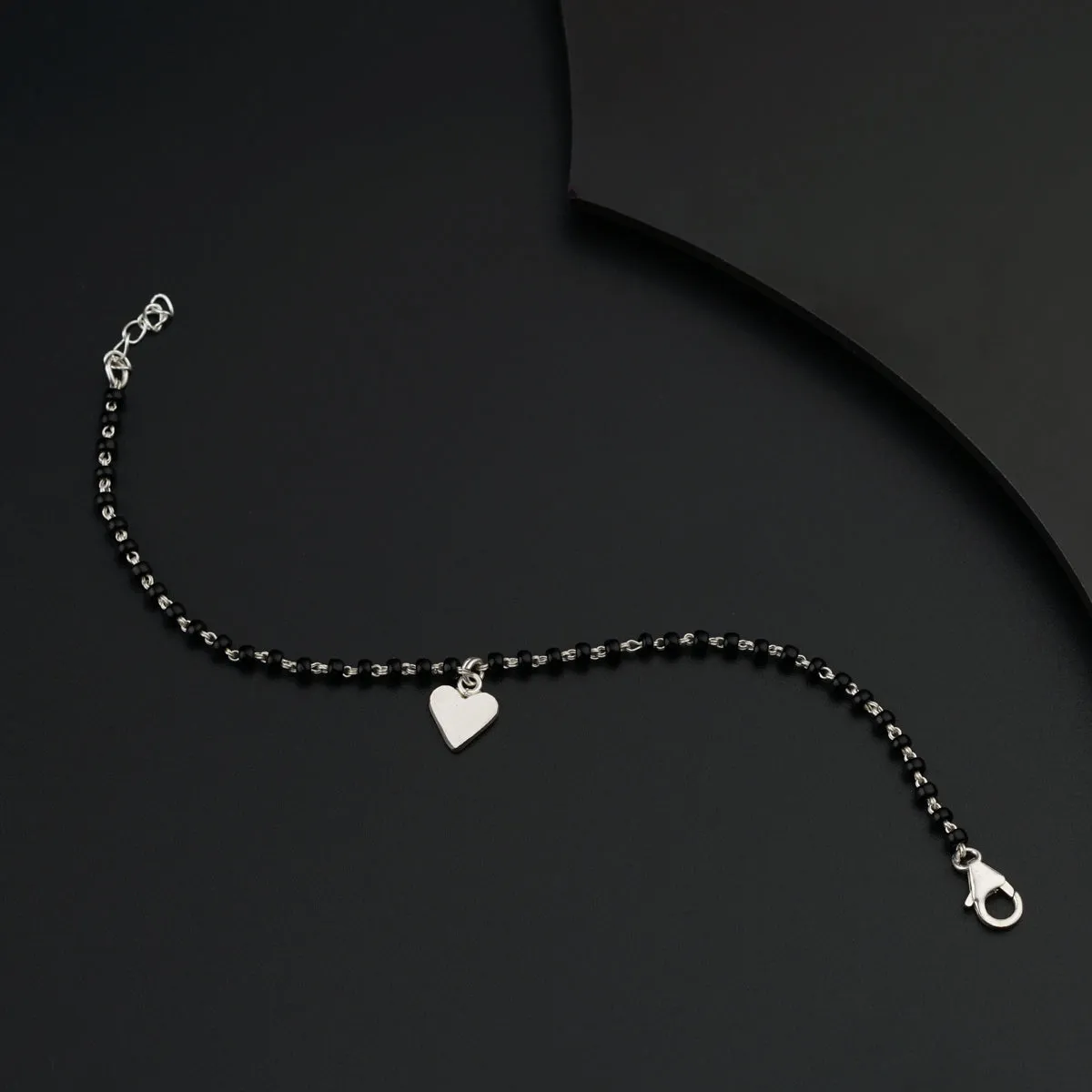 Silver Charm Mangalsutra bracelet