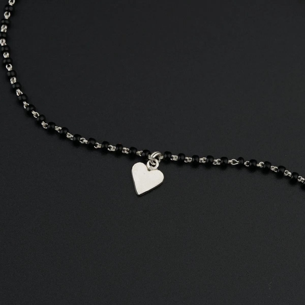 Silver Charm Mangalsutra bracelet