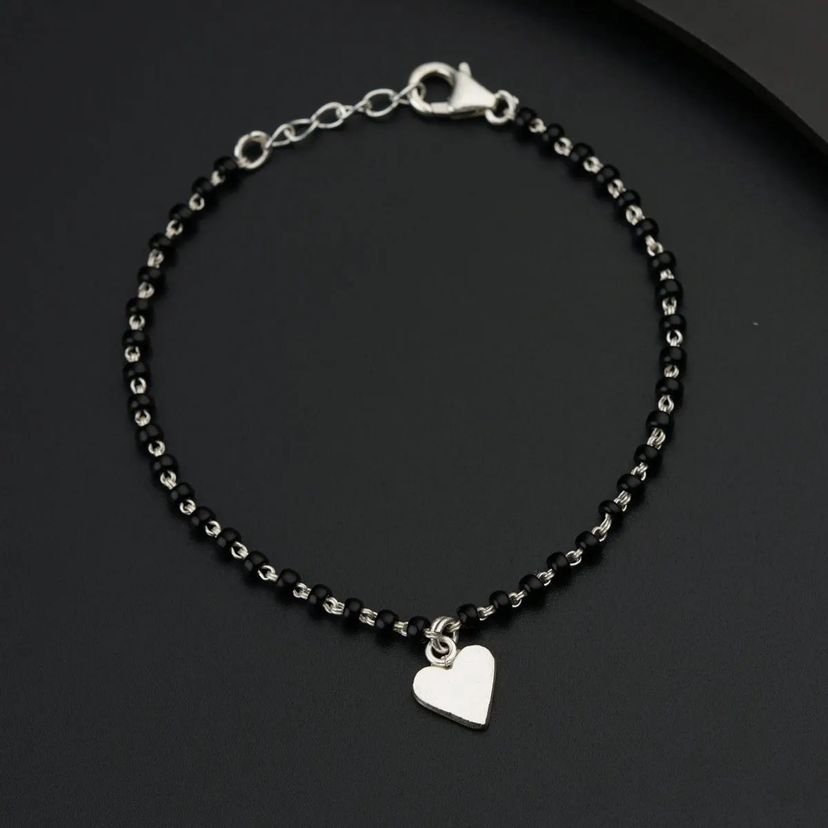 Silver Charm Mangalsutra bracelet
