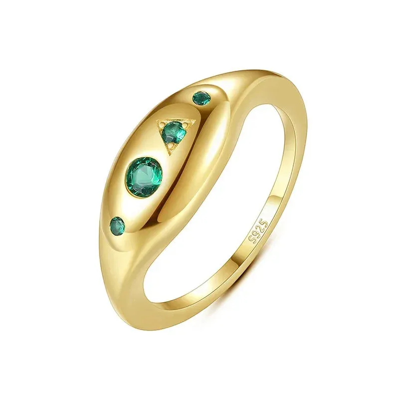 Silver Multicolor Crystal Rings Turquoise Engagement Wedding Promise Ring Party Jewelry Gifts