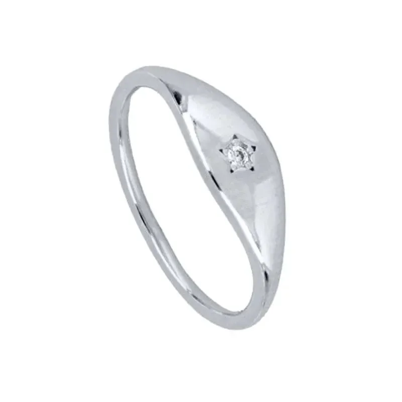 Silver Multicolor Crystal Rings Turquoise Engagement Wedding Promise Ring Party Jewelry Gifts