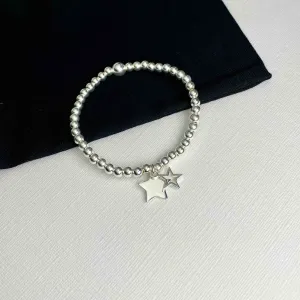 Silver Star Duo Bracelet