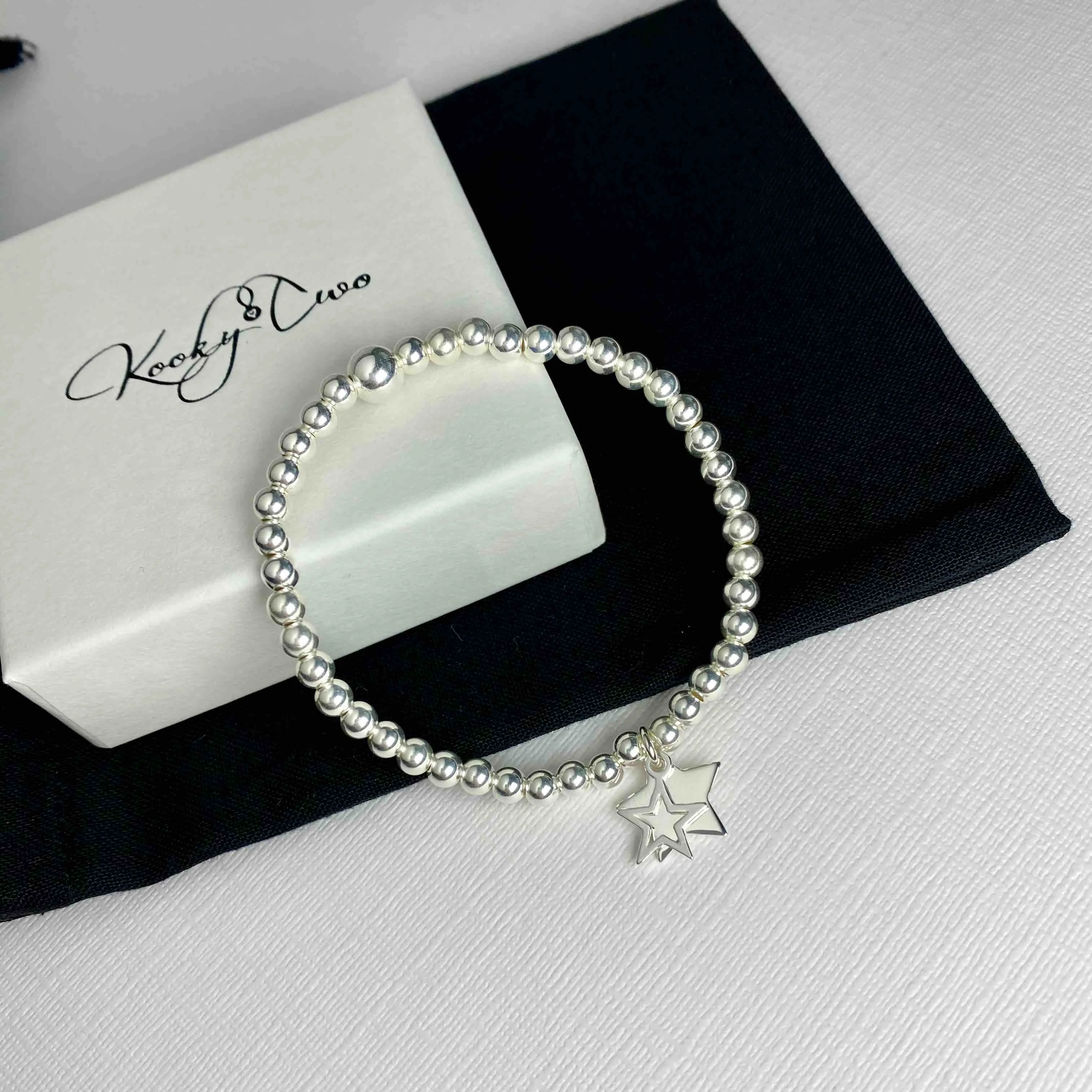 Silver Star Duo Bracelet