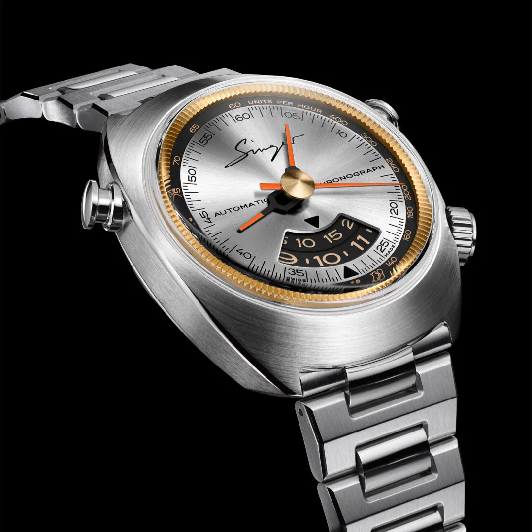 Singer Reimagined 1969 Chronograph Sunray Grey SR201-S