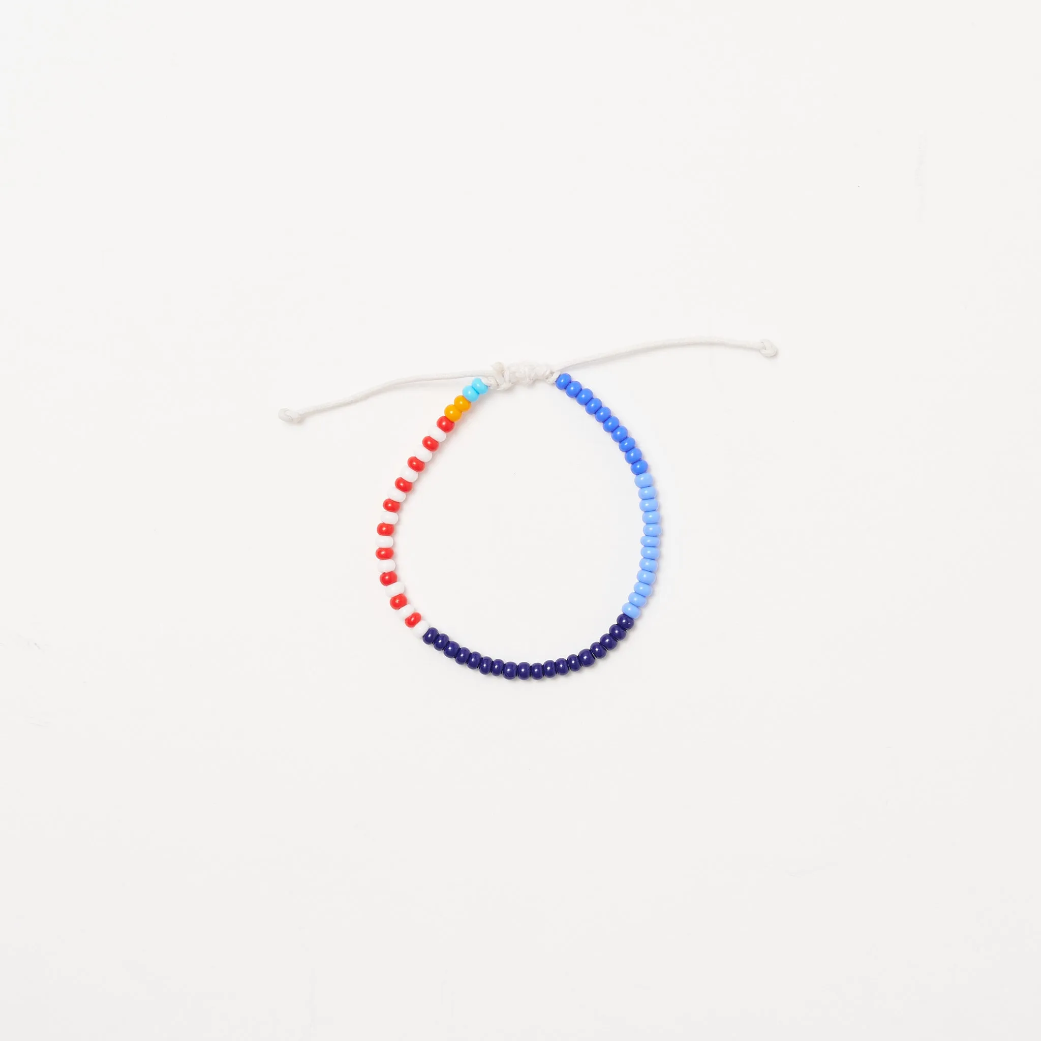 Single Strand Bracelet - Blue/Red
