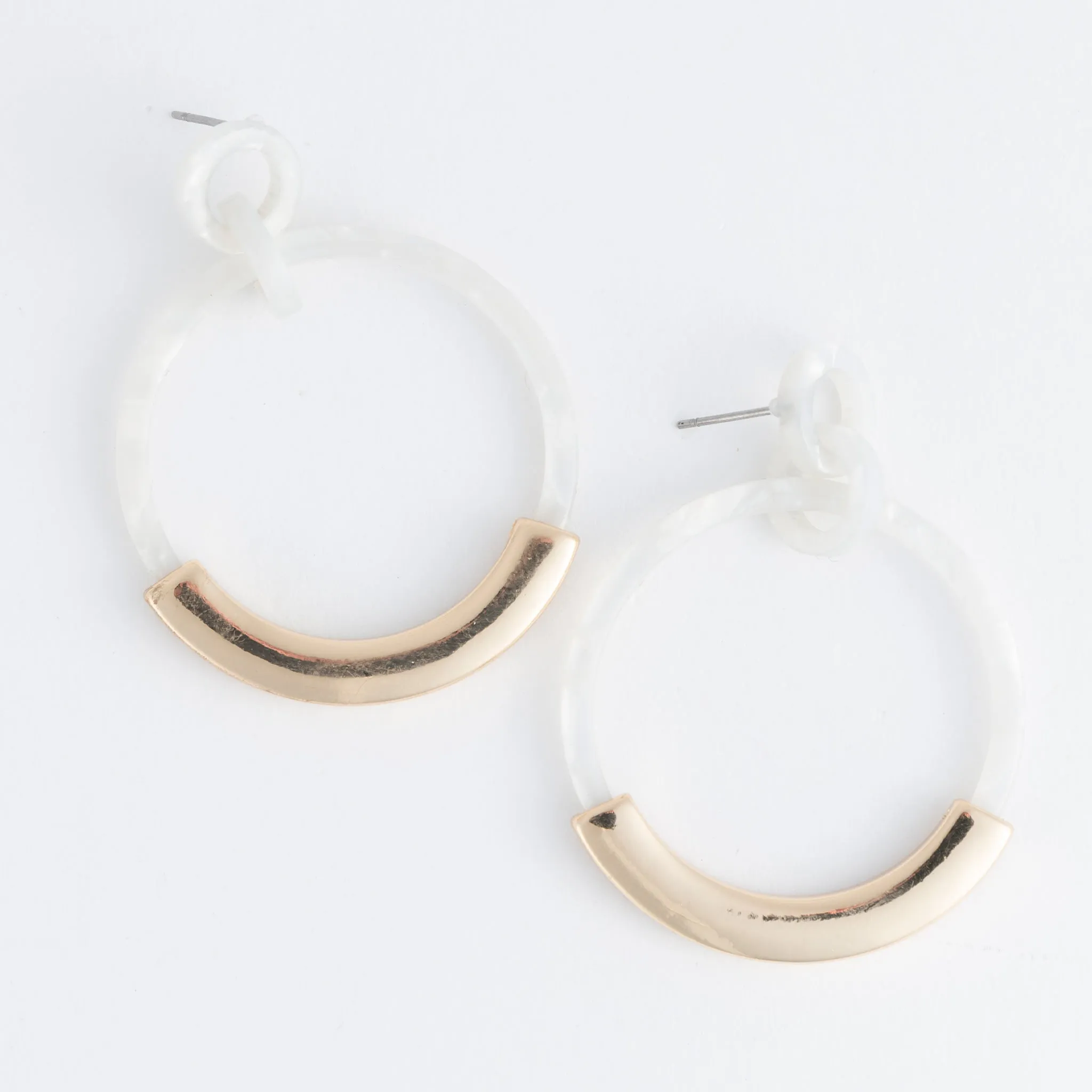 Sloane Bar Hoop Earrings