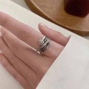 Smile Face Letter Rings For Men Finger Accessories