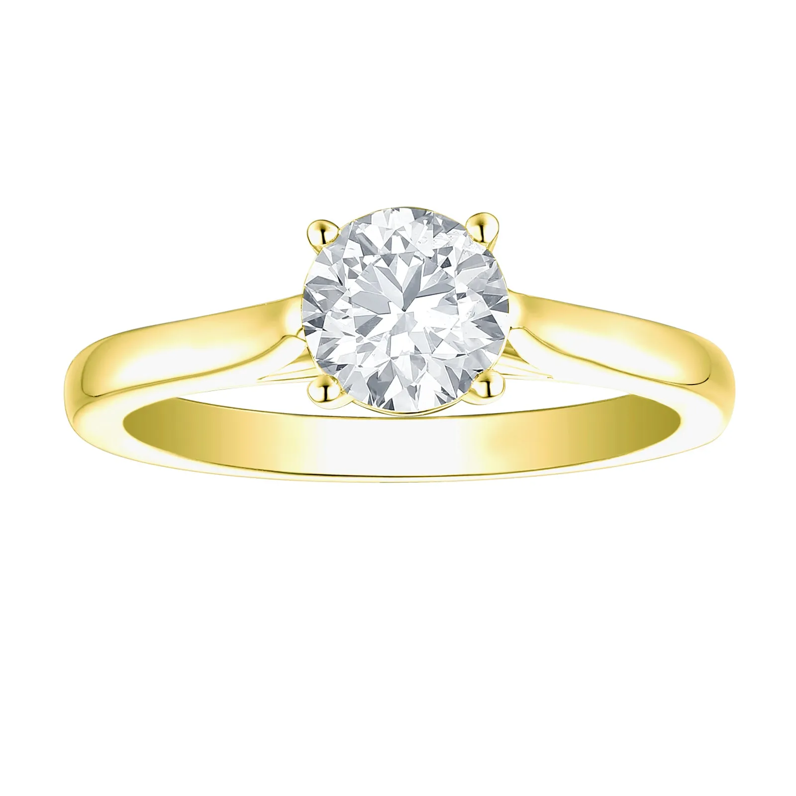 Smiling Rocks Lab Grown Diamond Solitaire Engagement Ring (0.75 ctw) - SRR-00621WHT