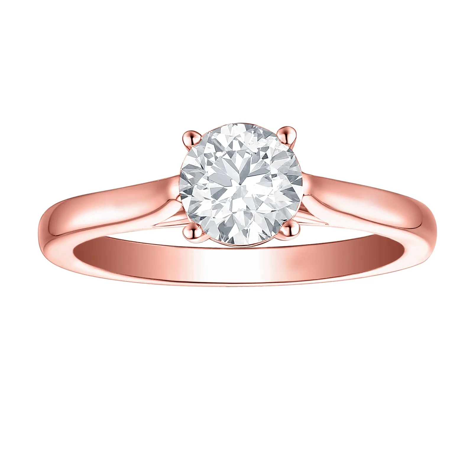 Smiling Rocks Lab Grown Diamond Solitaire Engagement Ring (0.75 ctw) - SRR-00621WHT