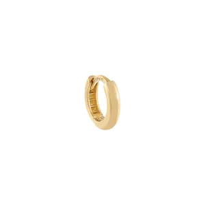Solid Cartilage Huggie Earring 14K