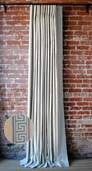 Solid Panel / Greek Key Trim