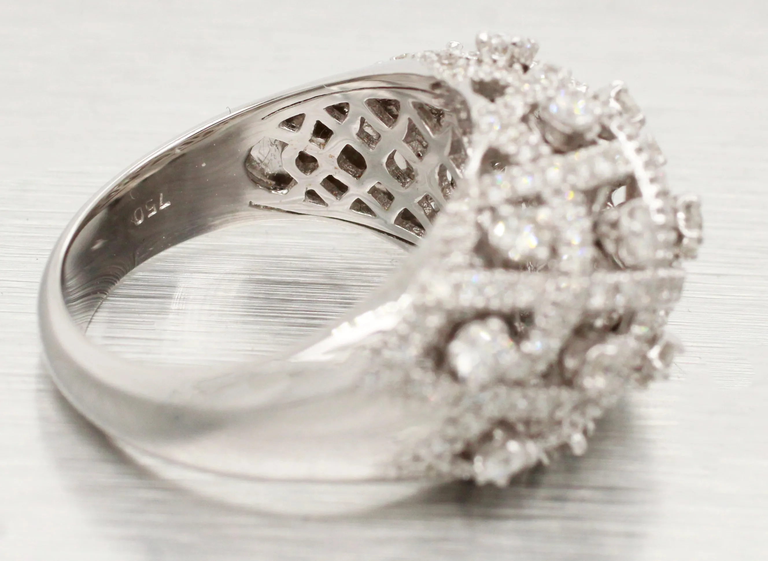Sonia Bitton 0.50ctw Diamond Criss Cross Ring - 14k White Gold & Dynamic Setting