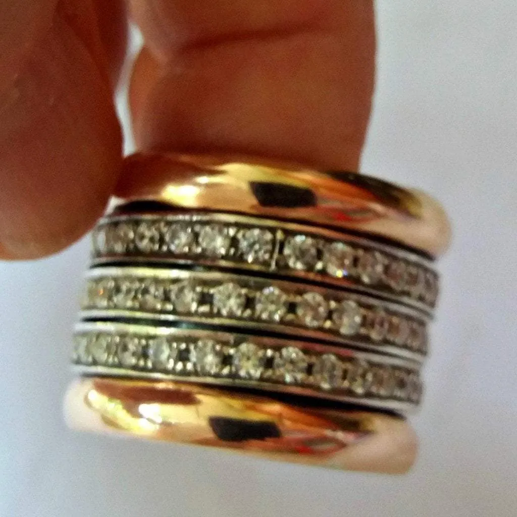 Spinner Ring for Woman, Meditation Ring