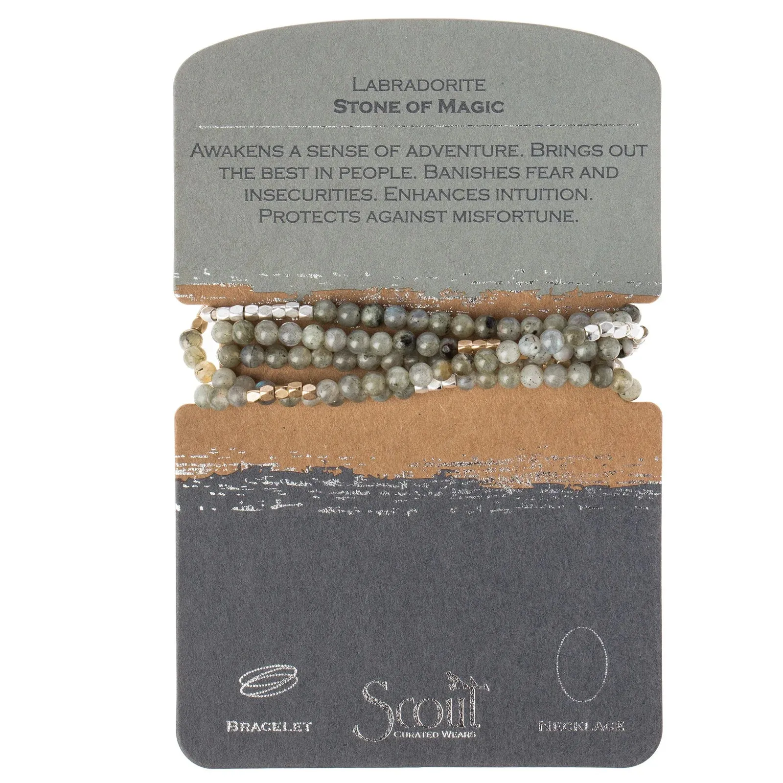 Spirit Stone Wrap Bracelet/Necklace