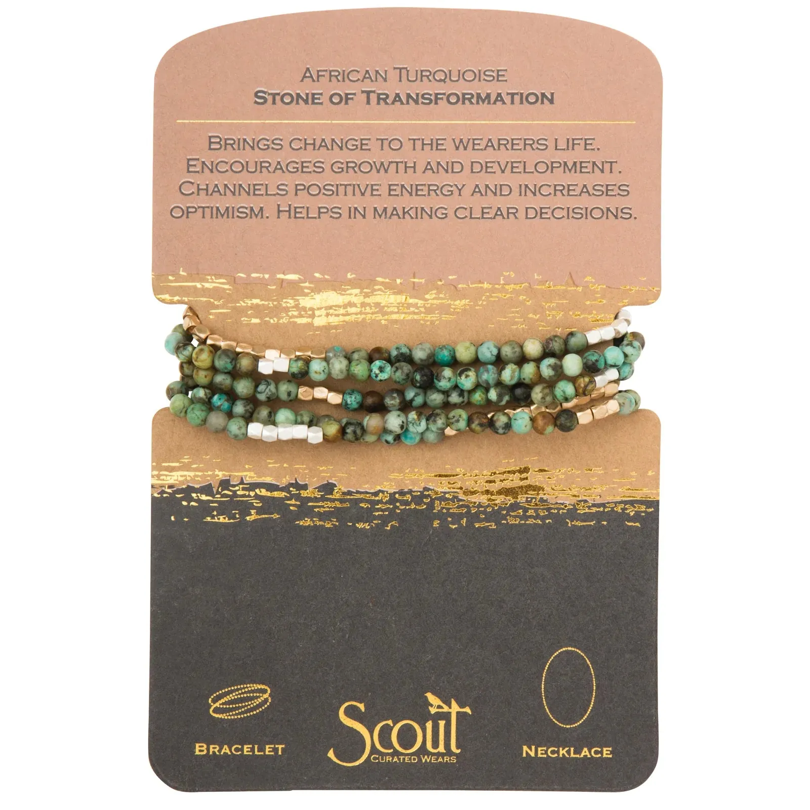 Spirit Stone Wrap Bracelet/Necklace