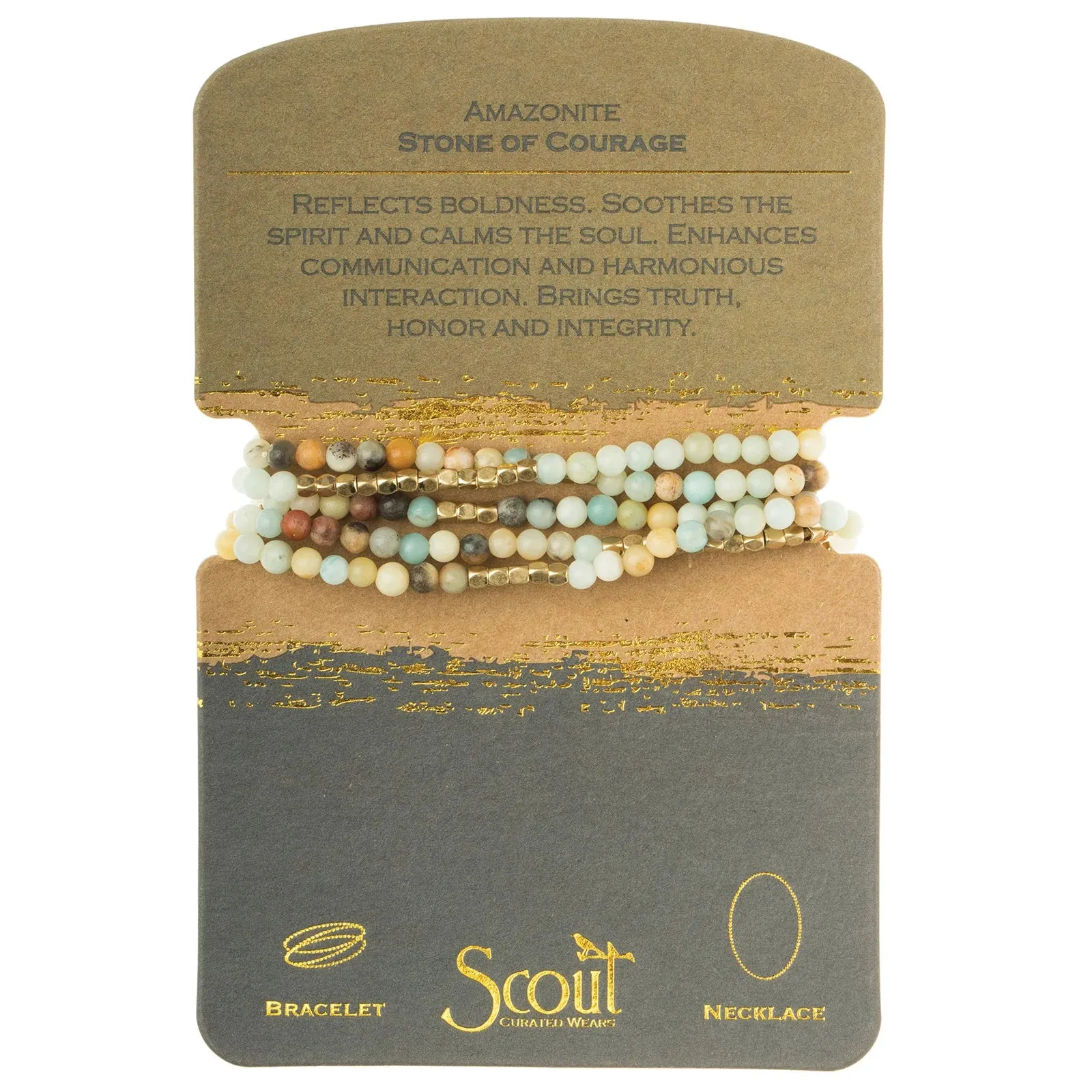Spirit Stone Wrap Bracelet/Necklace