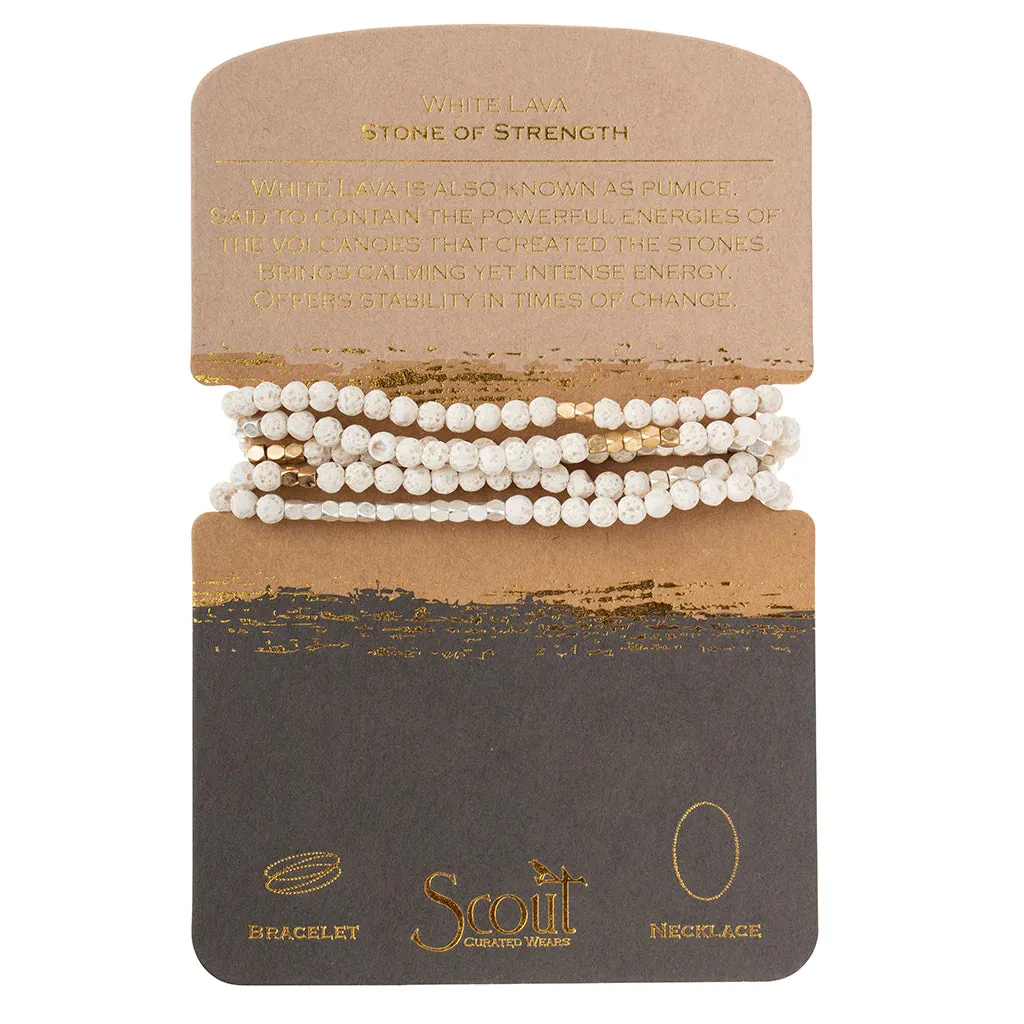 Spirit Stone Wrap Bracelet/Necklace