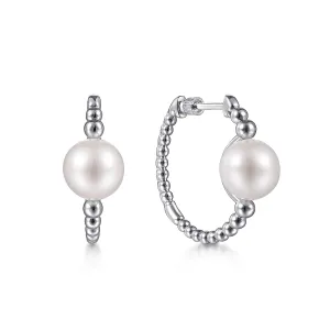 SS Bujukan Pearl Classic Huggies Earrings