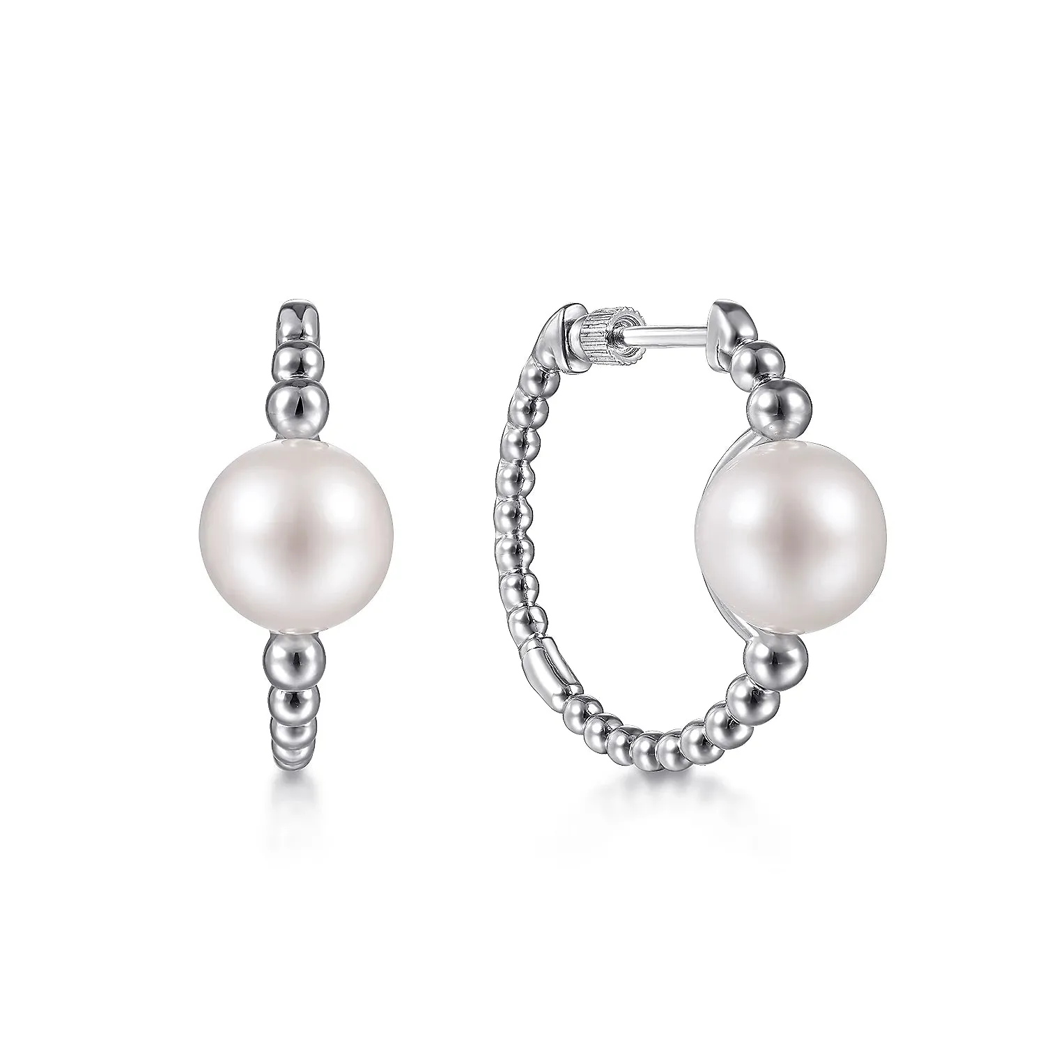 SS Bujukan Pearl Classic Huggies Earrings