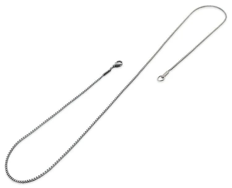 Stainless Steel 16" Box Chain Necklace 1.5 MM