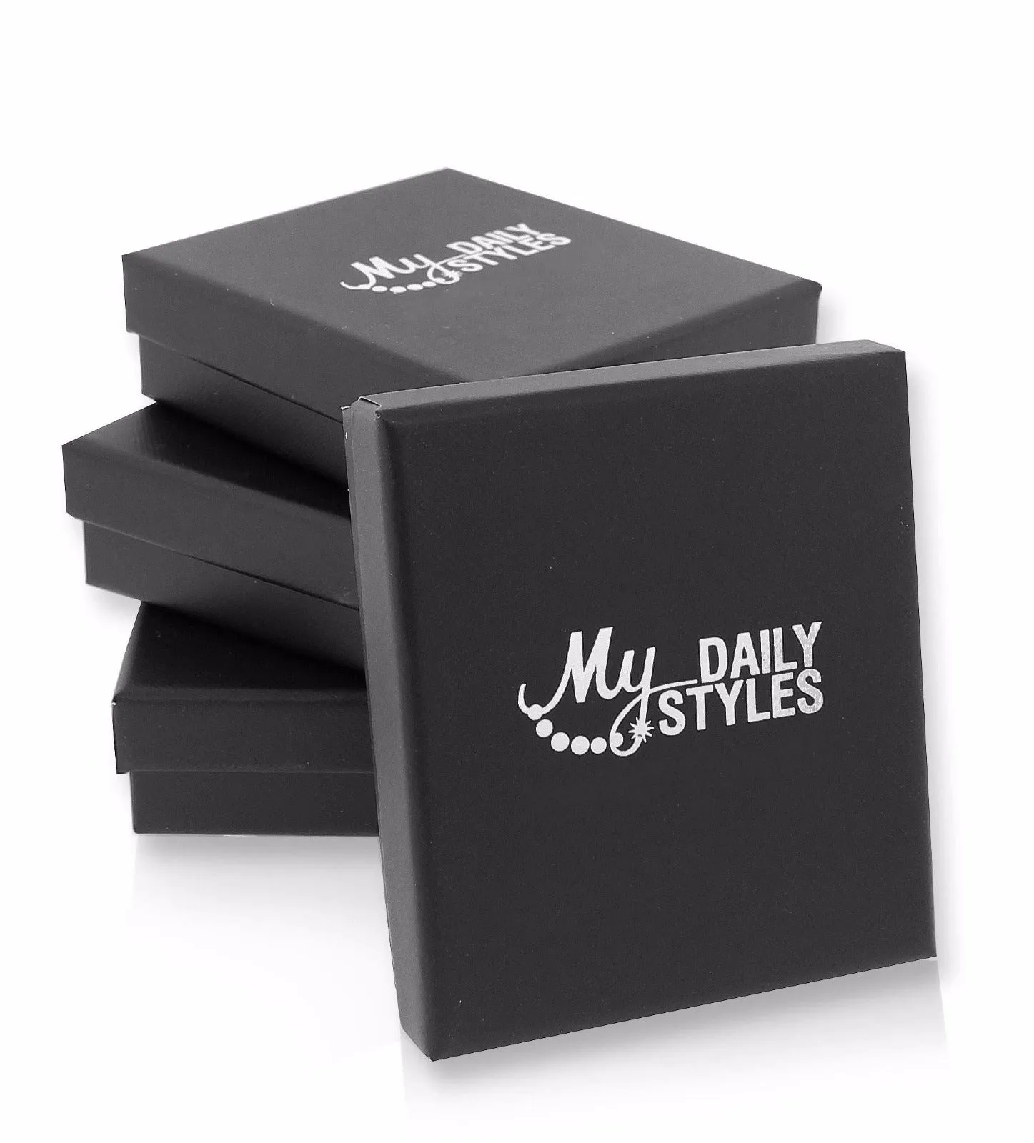 Stainless Steel Black Leather Men's Bracelet