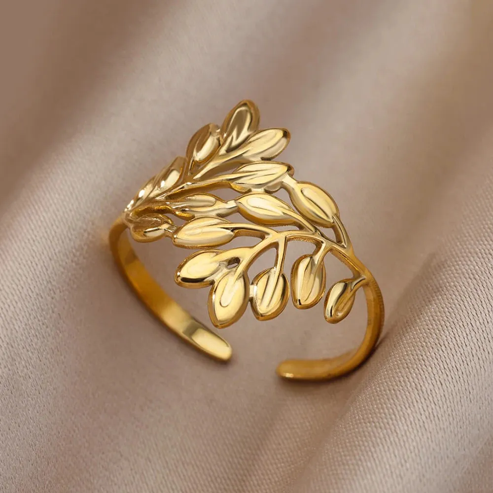 Stainless Steel Rings For Women Men Gold Color Engagement Wedding Party Ring Female Male Finger Jewelry Birthday Gift