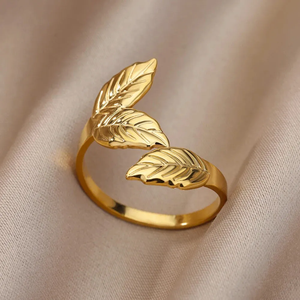 Stainless Steel Rings For Women Men Gold Color Engagement Wedding Party Ring Female Male Finger Jewelry Birthday Gift
