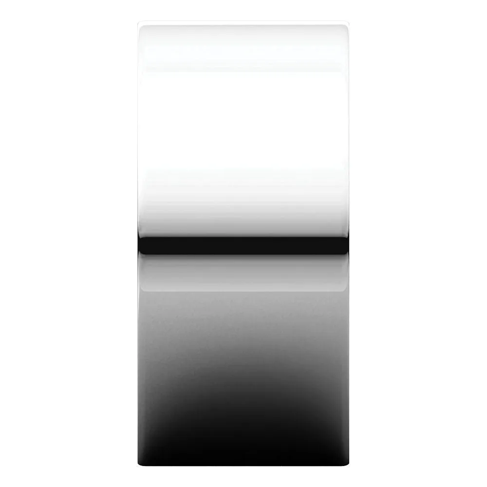 Sterling Silver 10mm Flat Comfort Fit Band, Size 11
