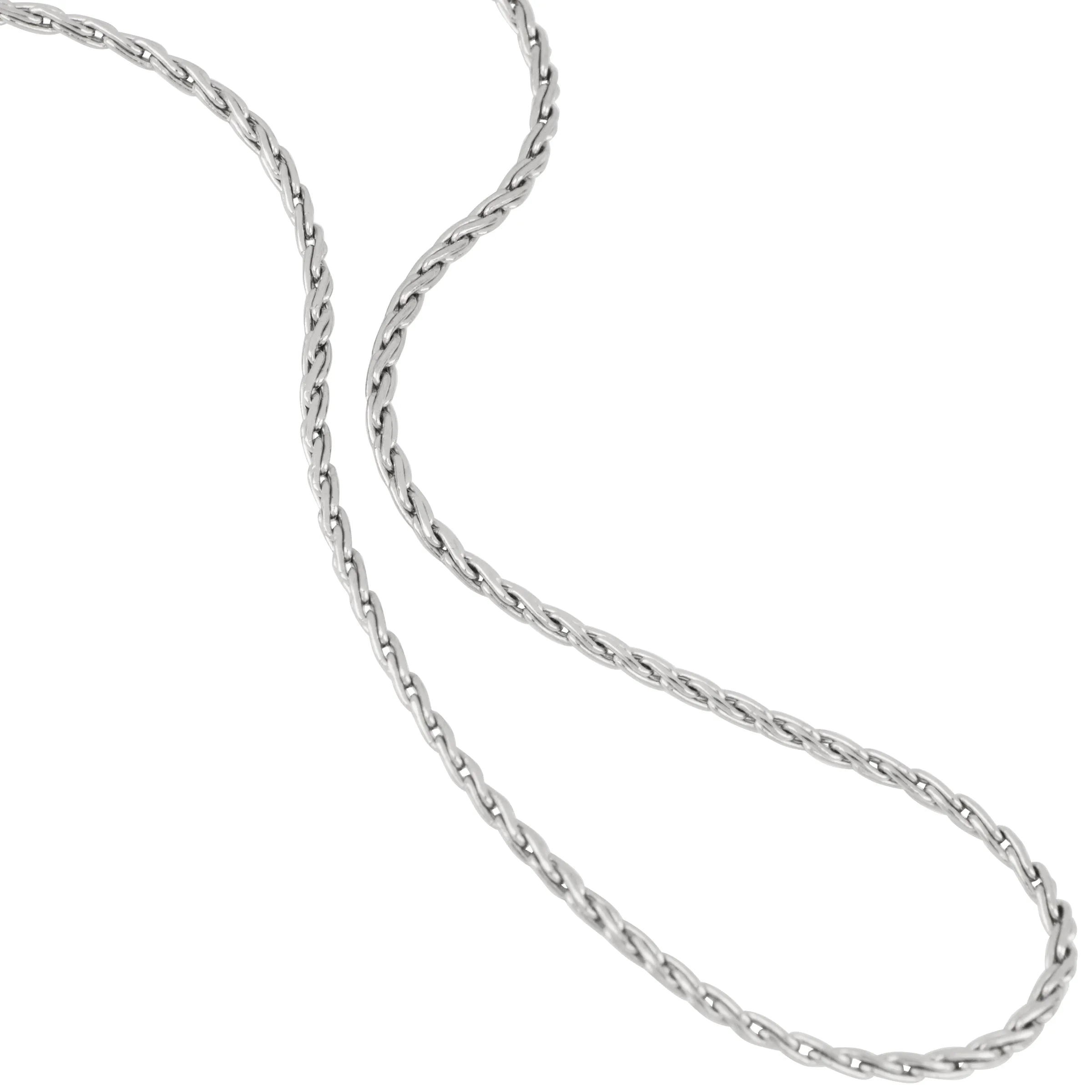 Sterling Silver 1.8mm Parissian Wheat Chain 24"