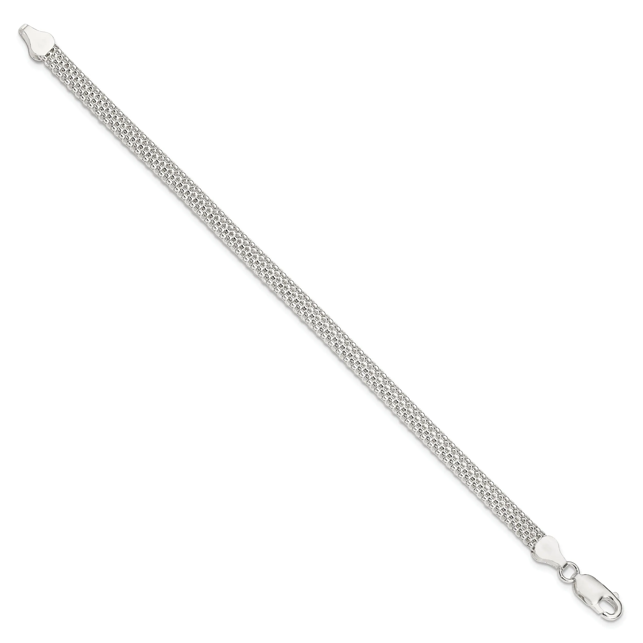 Sterling Silver 5MM Mesh Bracelet