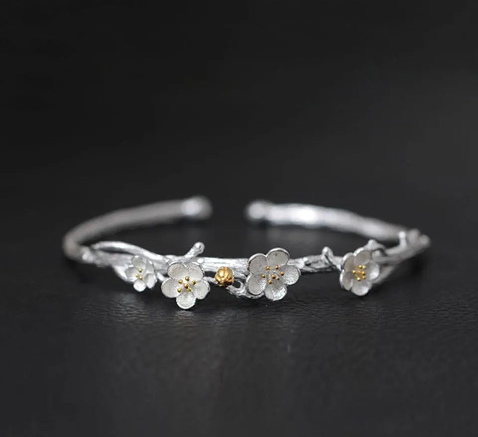 Sterling Silver Bracelet Manuka Branch