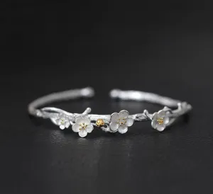 Sterling Silver Bracelet Manuka Branch