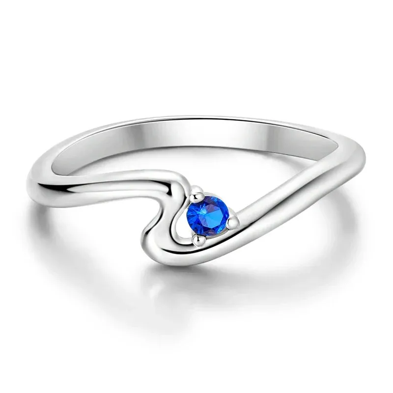 Sterling Silver Rings For Women High Quality Zircon Sets Eternal Love Star Moon Princess Finger Rings Jewelry Gifts