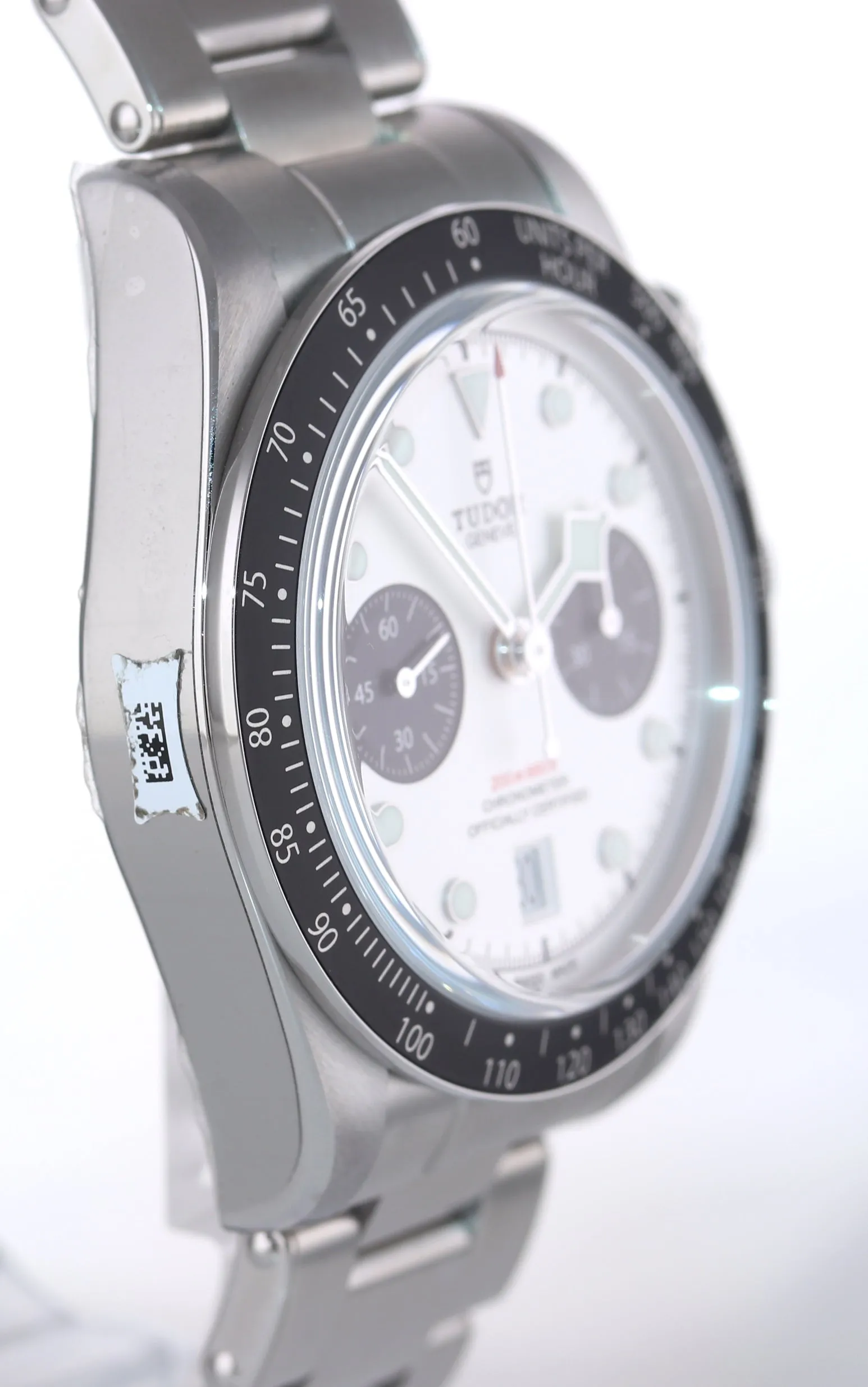 STICKERS NEW MAY 2021 Tudor Black Bay Chrono Panda Steel 41 White Watch 79360