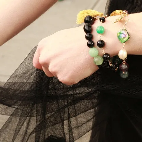 Stone Bead Bracelet