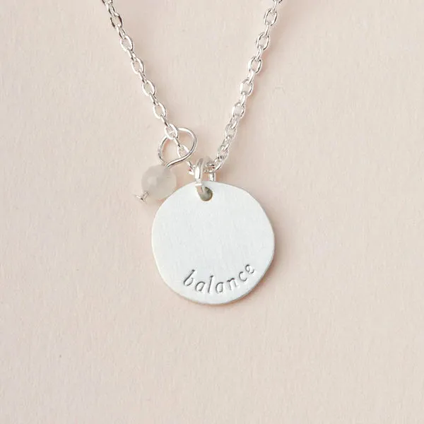 Stone Intention Charm Necklace