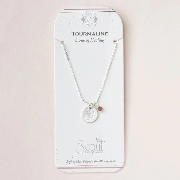 Stone Intention Charm Necklace