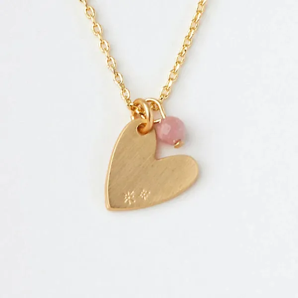 Stone Intention Charm Necklace