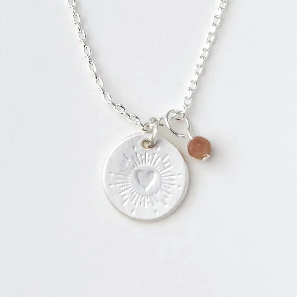 Stone Intention Charm Necklace