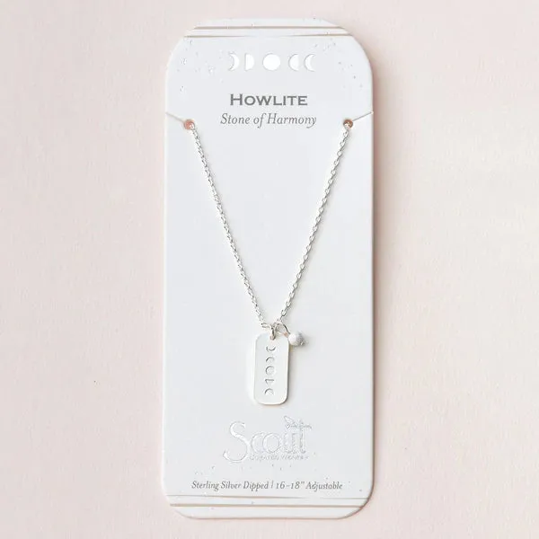 Stone Intention Charm Necklace