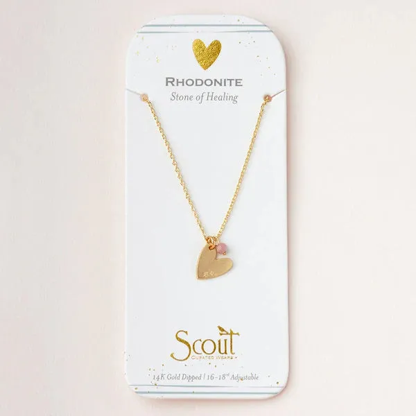 Stone Intention Charm Necklace