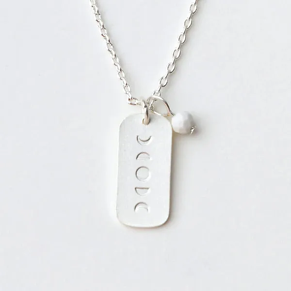 Stone Intention Charm Necklace