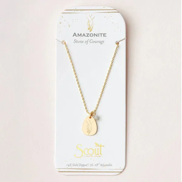 Stone Intention Charm Necklace