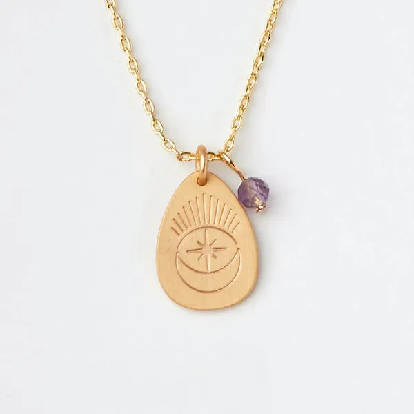 Stone Intention Charm Necklace