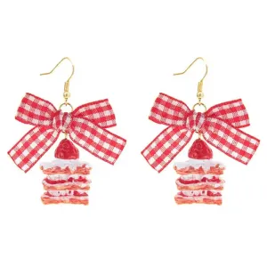 Strawberry Cake Earrings for Sweet Accessory Lovers