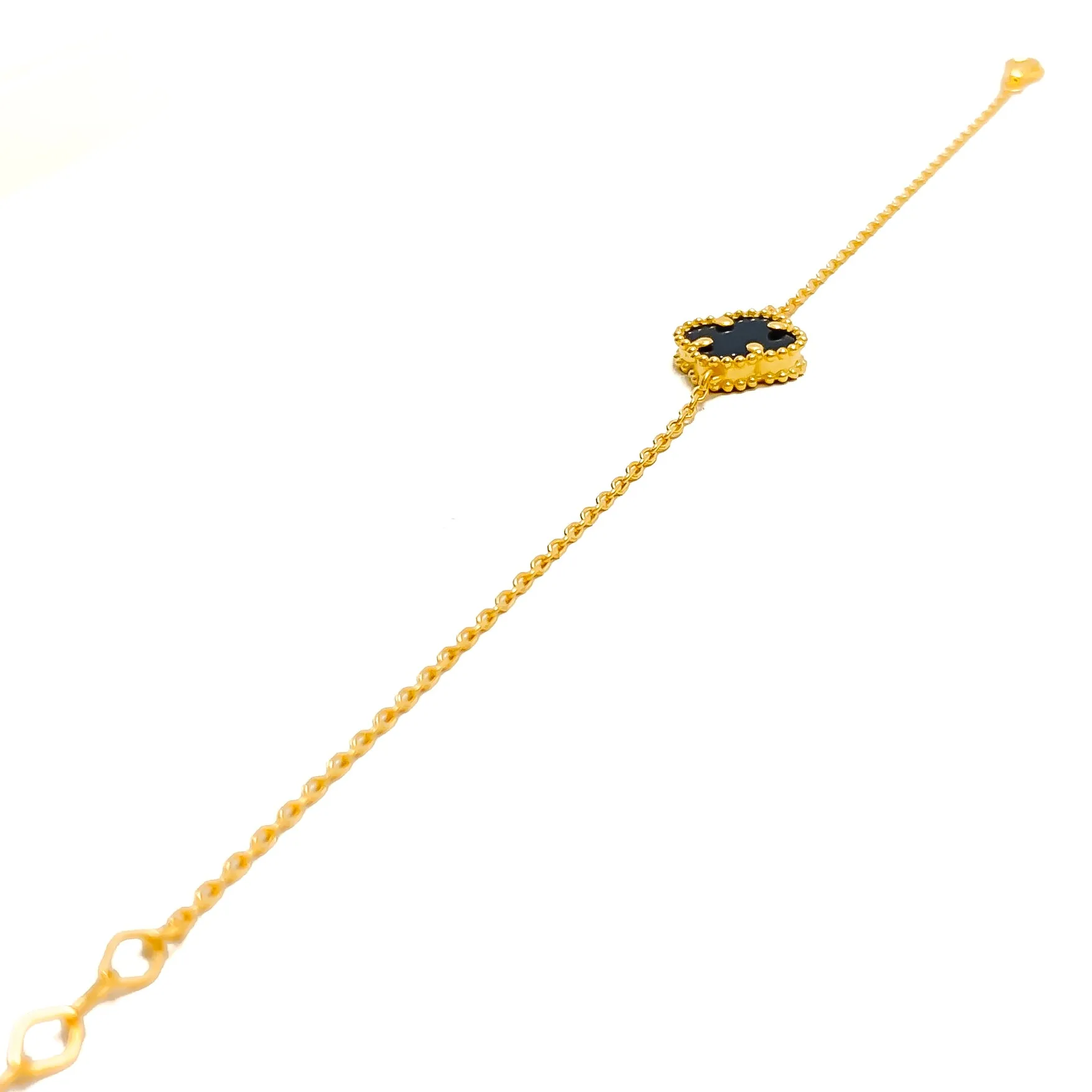 Stylish Brilliant 21k Gold Bracelet