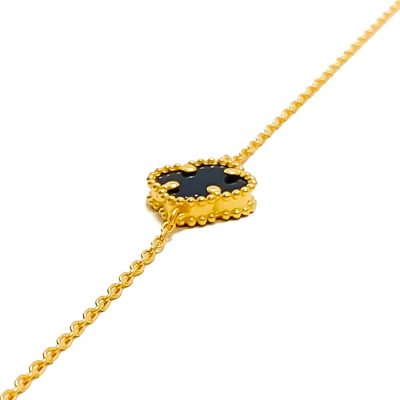 Stylish Brilliant 21k Gold Bracelet