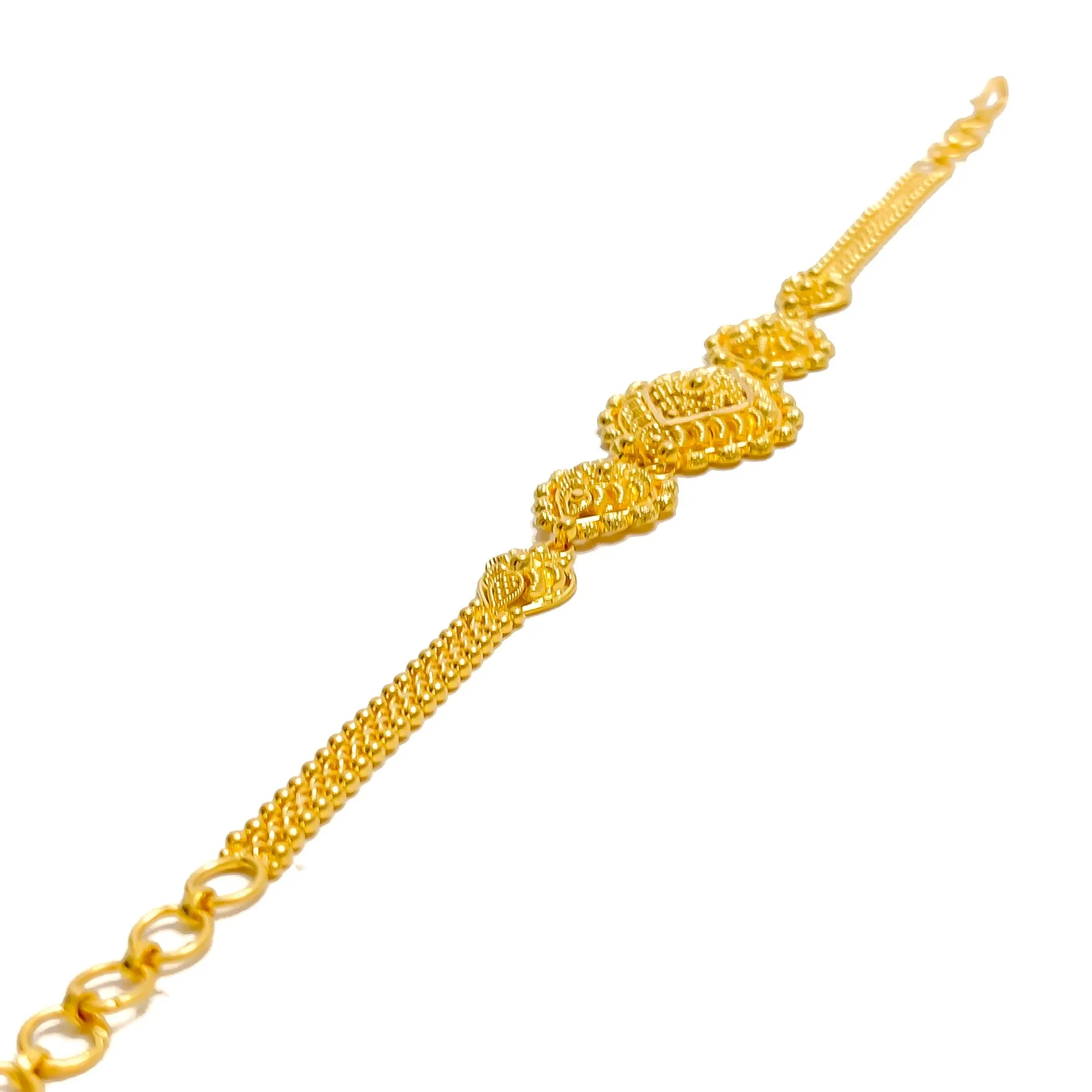Stylish Grandiose 22k Gold Bracelet