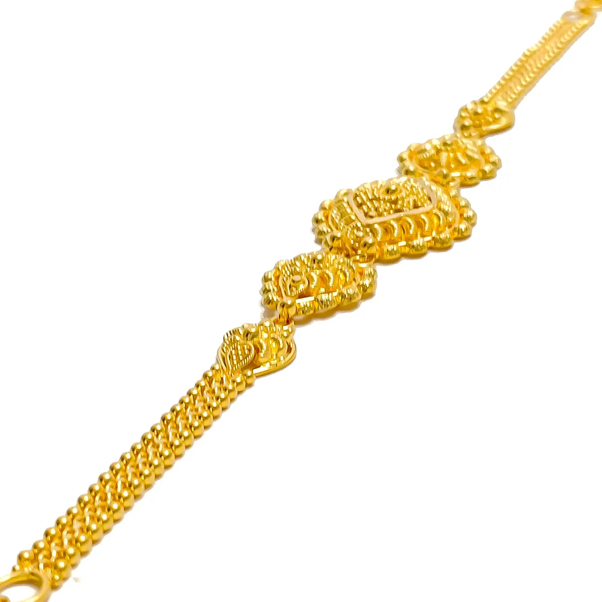 Stylish Grandiose 22k Gold Bracelet
